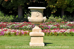 Retiro, Jardn del Parterre, Jarrones Franceses