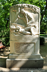 Retiro, Cara Norte del Monumento a Luis de Gngora