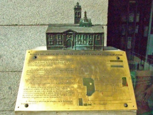 Madrid, Maqueta de la Iglesia de Santa Mara de la Almudena en la Calle Almudena