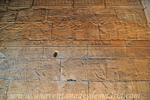 Templo de Debod, Capilla de Adijalamani, pared izquierda