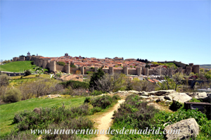 Fotografa de vila tomada desde las inmediaciones de Los Cuatro Postes
