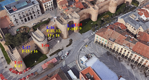 vila, Captura de Google Maps del extremo Sur del lateral Este