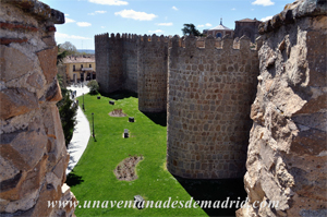 vila, Muralla de vila, foto realizada desde la torre Sur de la Puerta de San Vicente