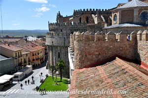 Cimorro de la Catedral, con su triple fila de almenas