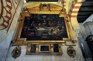 Retablo de la Santa Cena, siglo XVI. Formaba parte de la antigua Capilla del Santsimo Sacramento o de la Cena y, actualmente, se encuentra situado frente al Museo de San Vicente