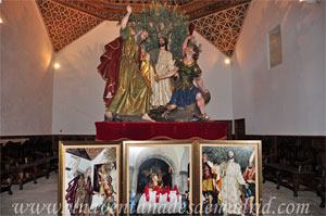 Cuenca, Iglesia de San Pedro, Paso procesional con la escena de San Pedro cortndole la oreja a Malco