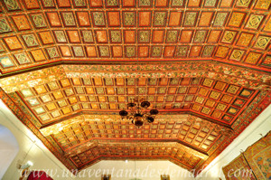 Monasterio de San Antonio el Real, Artesonado de la Sala de Frailes