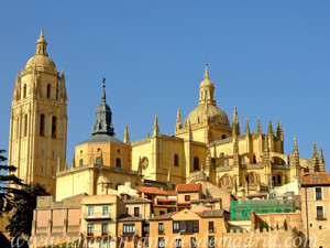 Catedral de Segovia, Vista desde el Camino Toro