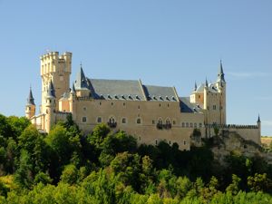 Segovia, Alczar desde el Monasterio de El Parral