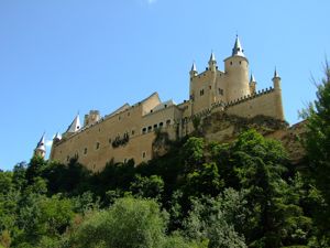 Segovia, Alczar desde el Parque de El Alczar