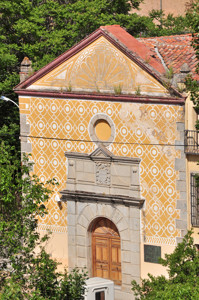 Segovia, Portada del antiguo Hospital de Sancti Spiritu