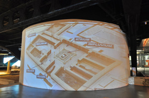 Antiquarium de Sevilla, Planta de casa romana