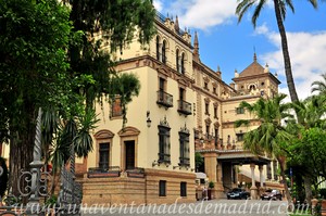 Sevilla, Exposicin Iberoamericana de 1929, Fachada principal del Gran Hotel Alfonso XIII