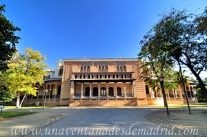Sevilla, Exposicin Iberoamericana de 1929, Fachada Norte (posterior) del Pabelln Mudjar