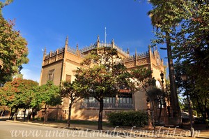 Sevilla, Exposicin Iberoamericana de 1929, Vista del Pabelln Real desde el vrtice Noroeste