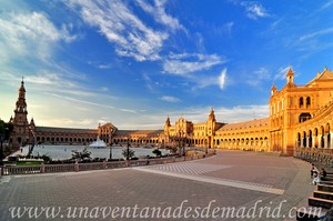 Sevilla, Exposicin Iberoamericana de 1929, Paseo de la Plaza de Espaa