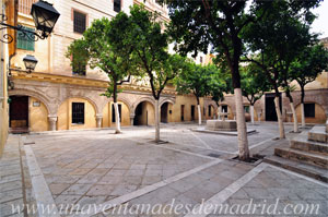 Sevilla, Patio de la Mezquita Aljama antigua. Siglo IX