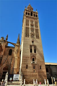 Sevilla, Torre-campanario de la Giralda, cara Este