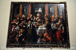 Sevilla, Sagrada Cena, obra de Alonso Vázquez datada en 1588, expuesta en el Museo de Bellas Artes de Sevilla