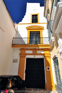 Sevilla, Casa de Fernando Villaln, poeta sevillano conocido como El Poeta Brujo y VIII conde de Miraflores de los ngeles