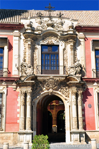 Sevilla, Portada principal del Palacio Arzobispal