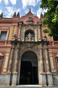 Sevilla, Antigua portada principal de la iglesia del antiguo Convento de la Merced Calzada y actualmente, tras su traslado, acceso principal del Museo de Bellas Artes Sevilla, Antigua portada principal de la iglesia del antiguo Convento de la Merced Calzada y actualmente, tras su traslado, acceso principal del Museo de Bellas Artes