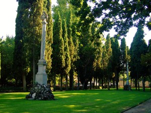 Parque de El Capricho, Parque de El Capricho, Parterre de Los Duelistas