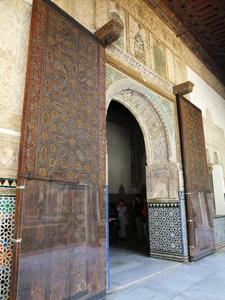 Reales Alczares, Puerta de entrada al Saln del Techo de Carlos V