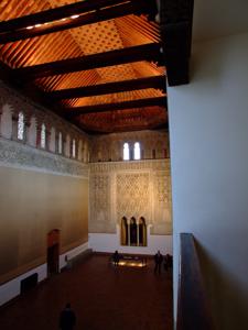 Toledo, Sinagoga del Trnsito, interior