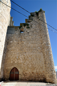 Torrejn de Velasco, Castillo de Puonrostro: lateral Sur de la Torre del Homenaje